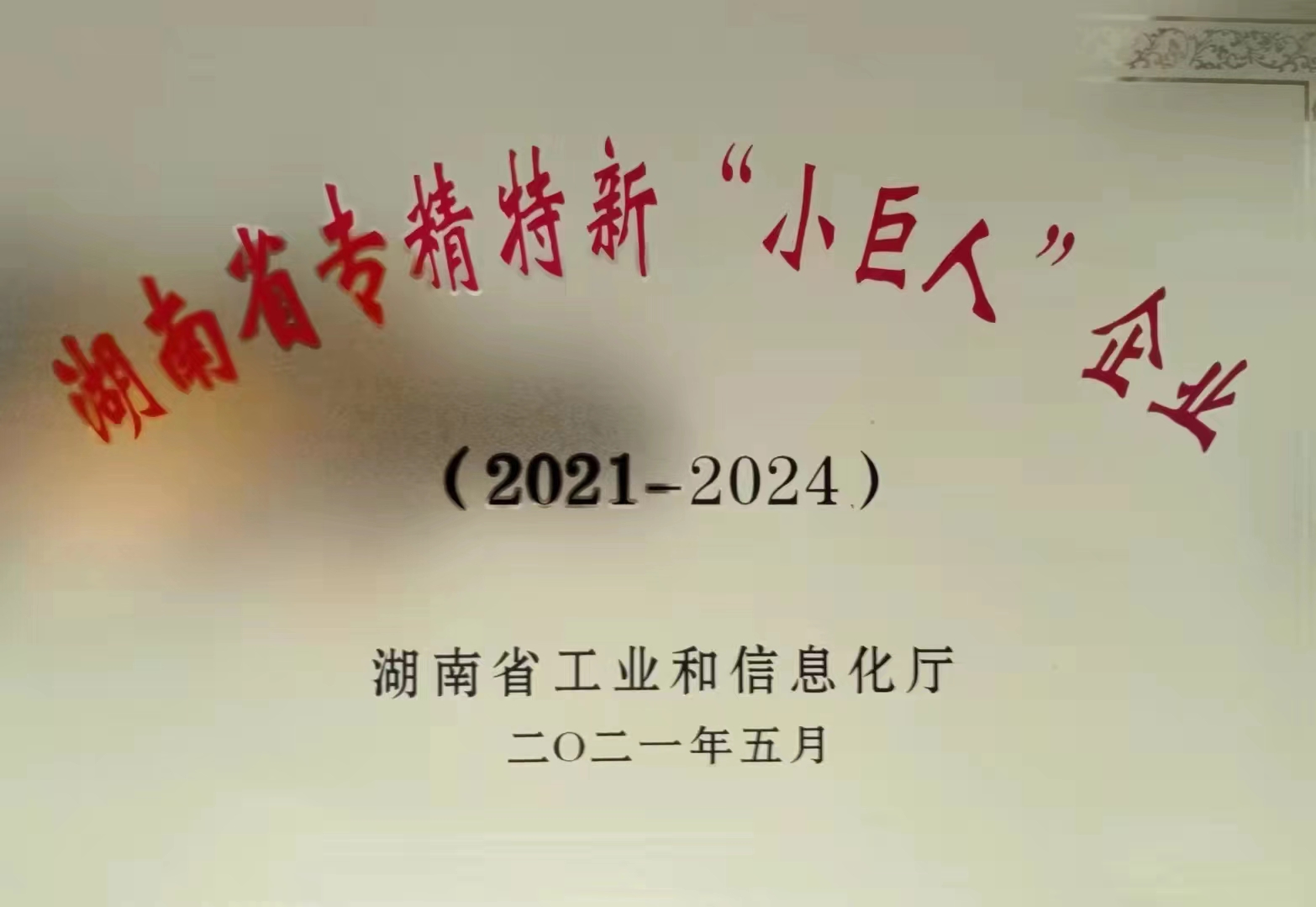 湖(hú)南省专精(jīng)特新(xīn)“小(xiǎo)巨人”企业